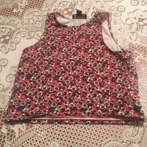 Floral crop top